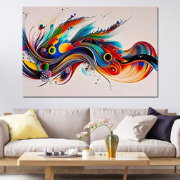 Colorful Contemporary Art 052 - Johanjjf - NicheCanvas