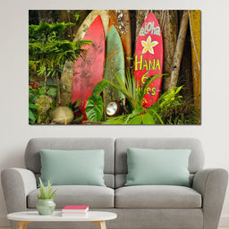 Surfboards in Hawaii - NicheCanvas