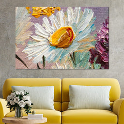 White Daisy - NicheCanvas