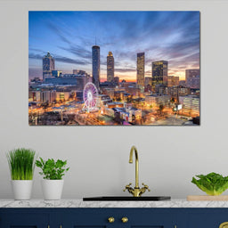 Atlanta Skyline - NicheCanvas