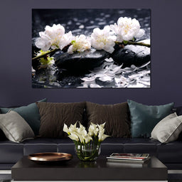 Spa Flowers - NicheCanvas