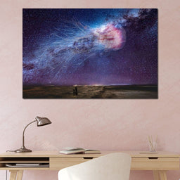 Cosmic Jellyfish Galaxy - Kit Burden - NicheCanvas