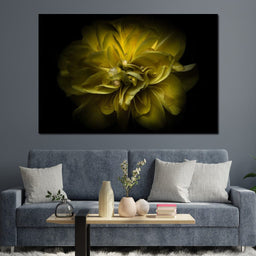 Yellow Backyard Flowers - Brian Carson - NicheCanvas