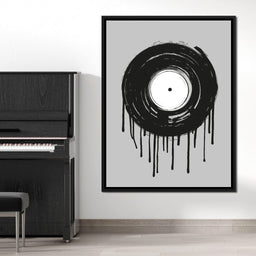 Vinyl Dripping - NicheCanvas