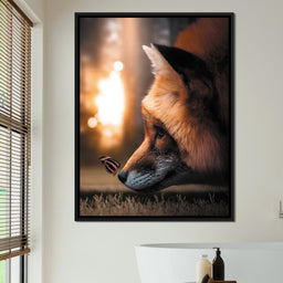 Fox Butterfly - Zenzdesign - NicheCanvas