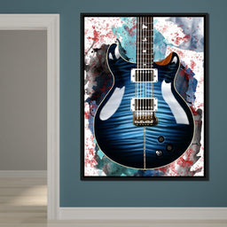 Santana's Electric Guitar - Abraham Szomor - NicheCanvas