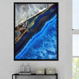 Blue Stone - NicheCanvas