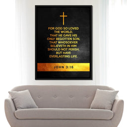 John 3:16 - ABConcepts - NicheCanvas