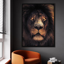 Scary Lion - Zenzdesign - NicheCanvas