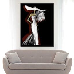 The White Dress - NicheCanvas