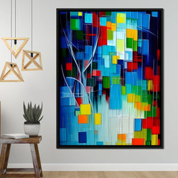 Colorful Contemporary Art 045 - Johanjjf - NicheCanvas