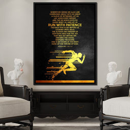 Hebrews 12:1-2 - ABConcepts - NicheCanvas