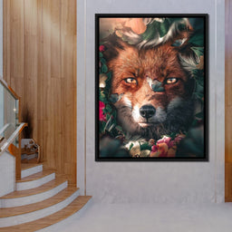 Floral Fox - Zenzdesign - NicheCanvas