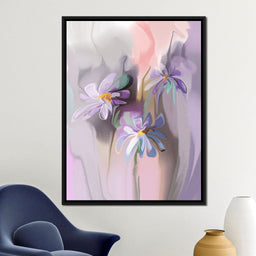 Purple Daisies - NicheCanvas