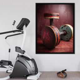 Rusty Dumbbells - NicheCanvas