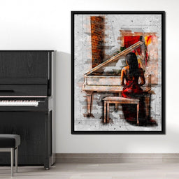 Elegant Sounds Sketch Art - Johanjjf - NicheCanvas