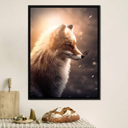 Fox Butterfly Glow - Zenzdesign - NicheCanvas