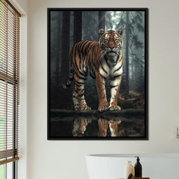 Tiger Reflection - Zenzdesign - NicheCanvas