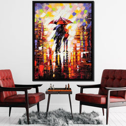 Enamoured Under The Umbrella - NicheCanvas