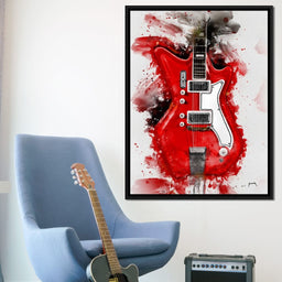 Jack White's Guitar - Abraham Szomor - NicheCanvas