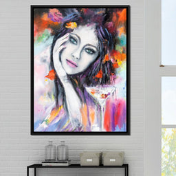 Martini Girl - NicheCanvas