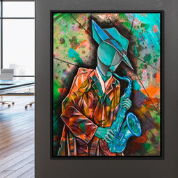 Soul Jazz Player - NicheCanvas