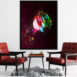Colored Rose - Milos Karanovic - NicheCanvas