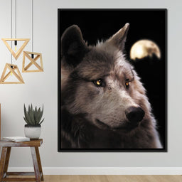 Wolf Moon - Zenzdesign - NicheCanvas