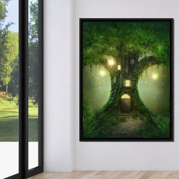 Magical Tree House - NicheCanvas