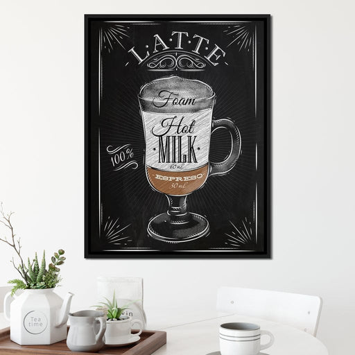 Designart Modesty Coffee Cup I Utensils Wall Art