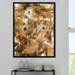 Psychedelic Clock - NicheCanvas