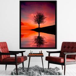 Red Sunset - NicheCanvas