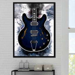 Gary Clark Jr's Electric Guitar -  Abraham Szomor - NicheCanvas