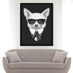 Dressed Up Chihuahua - NicheCanvas