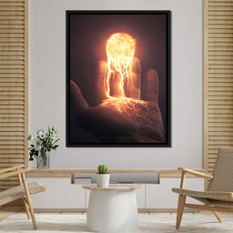 Holding the Sun - NicheCanvas