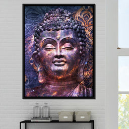 Blue Buddha - NicheCanvas