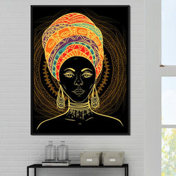 Colorful Turban - NicheCanvas