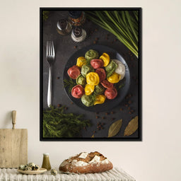 Plate of Pasta - NicheCanvas