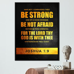 Joshua 1:9 - ABConcepts - NicheCanvas