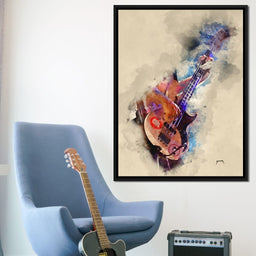 Flea's Bass Guitar - Abraham Szomor - NicheCanvas