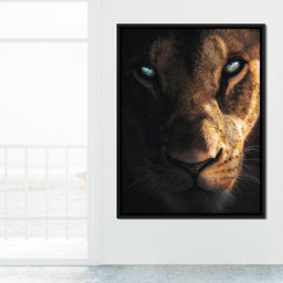 Lioness Eyes - Zenzdesign - NicheCanvas