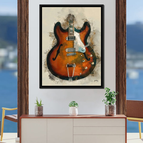 John Lennon's Guitar - Abraham Szomor | NicheCanvas