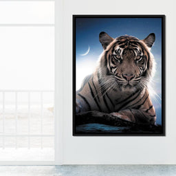 Tiger Moon - Zenzdesign - NicheCanvas