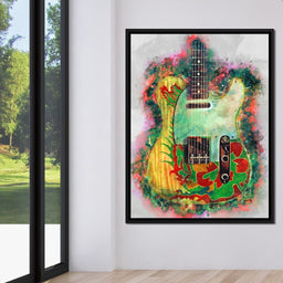 Jimmy Page's Guitar - Abraham Szomor - NicheCanvas