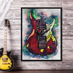 Joe Satriani's Guitar - Abraham Szomor - NicheCanvas