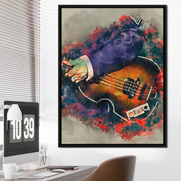 Paul McCartney's Guitar - Abraham Szomor - NicheCanvas
