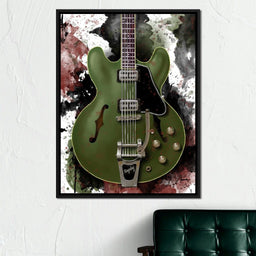 Chris Cornell's Electric Guitar - Abraham Szomor - NicheCanvas