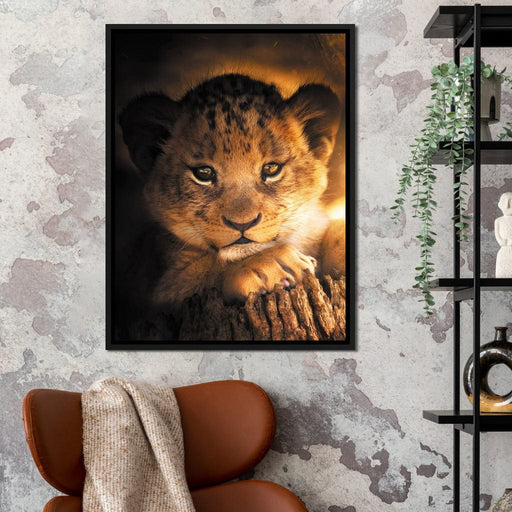 Lion Cub - Zenzdesign Canvas Print