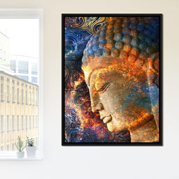 Buddha's Profile - NicheCanvas