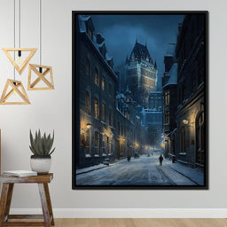 Quebec City Lights - NicheCanvas